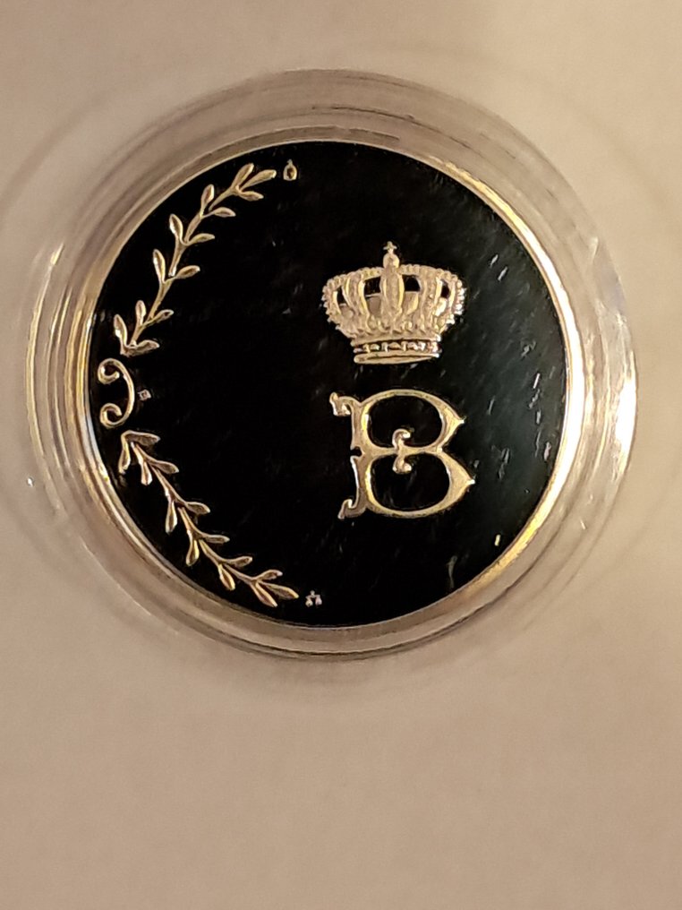 比利时 - Médailles 1993 et 1998, les 70 ans Reine Fabiola et 5 ans de la mort du - 纪念代币 #4.3