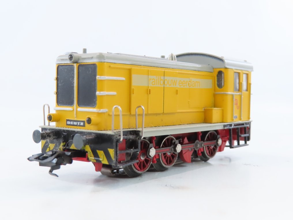 Märklin H0 - Uit set 2645 - Πετρελαιοκίνητη μηχανή τρένου (1) - Deutz rangeer-ντίζελ-λοκομοτίφ - Railbouw Leerdam #1.0
