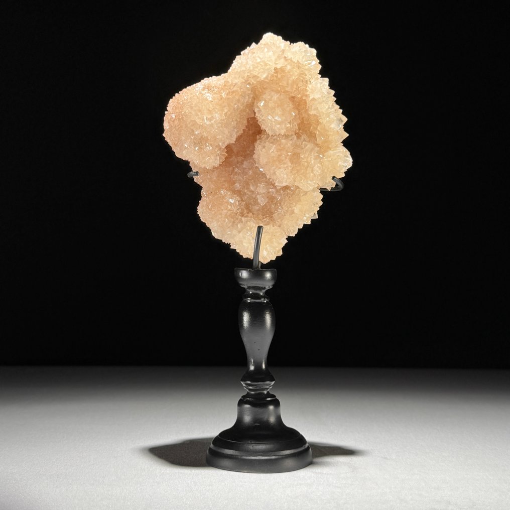 无底价 - 精美的立方方解石与红玉髓一对 Cluster & Sphere- 3300 g #2.1