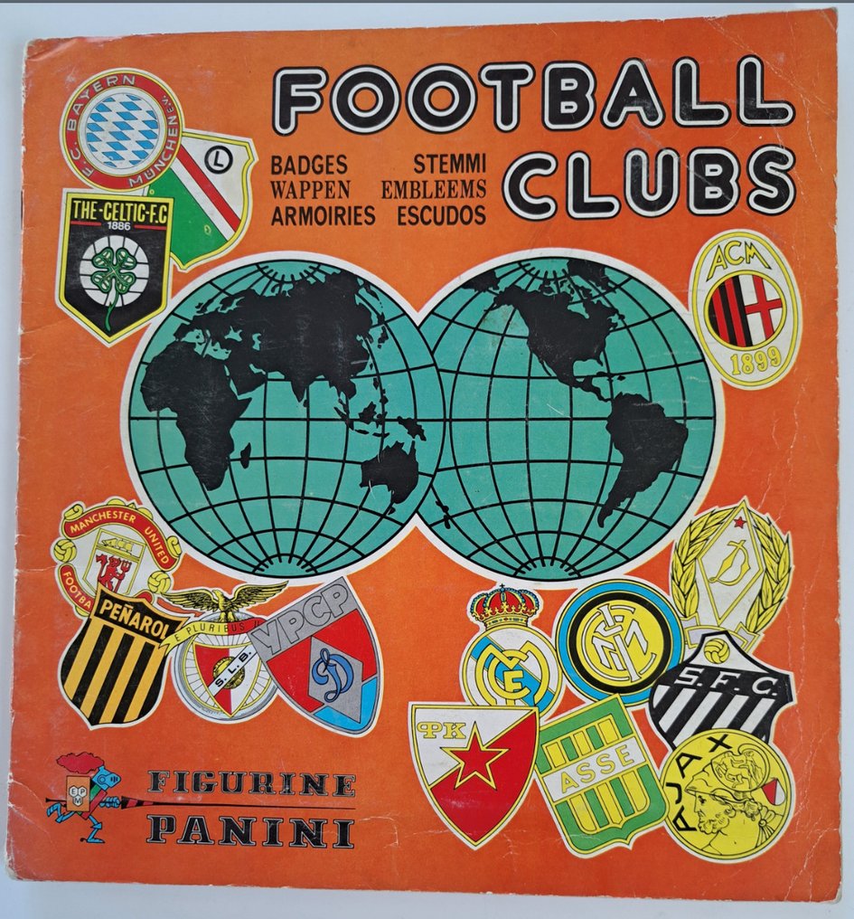 Panini Football Clubs 1975 Album complet - Excelent (EX) #1.0