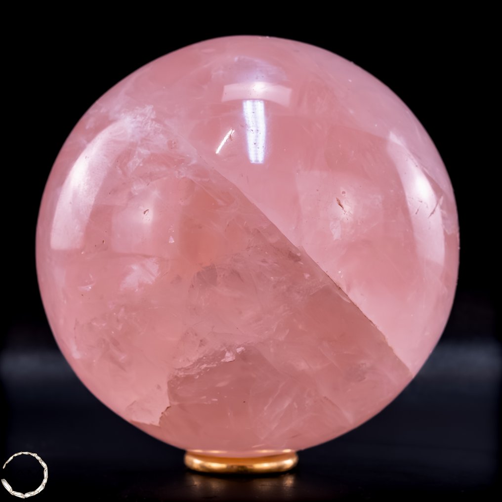 Natürliche Rosen Quartz Kugel aus Brasilien- 1278.42 g #2.1