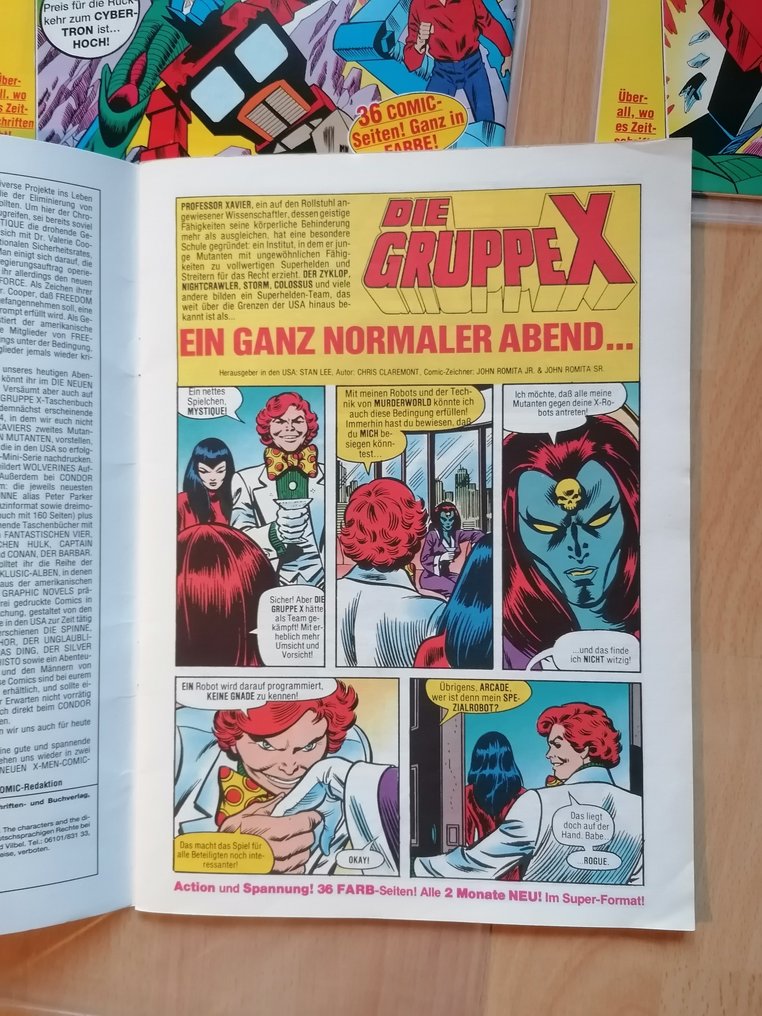 X-Men 1 - Die Neuen X-Men - 5 Comic - EO - 1990/1990 #2.1