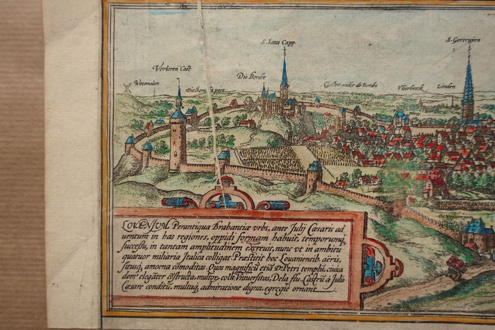 België - Leuven; G Braun & F Hogenberg - Loeven - ca. 1590 #2.1
