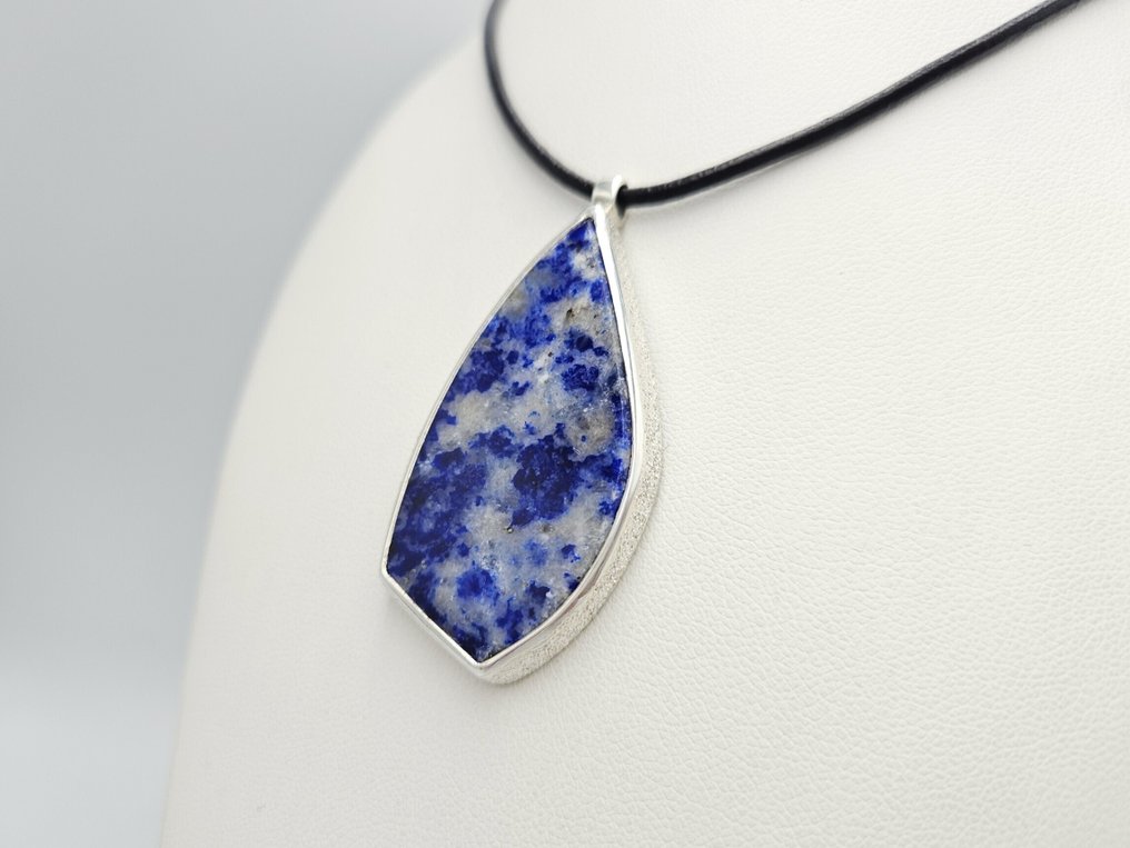 Lapis lazuli - Zilver - Hanger #4.3