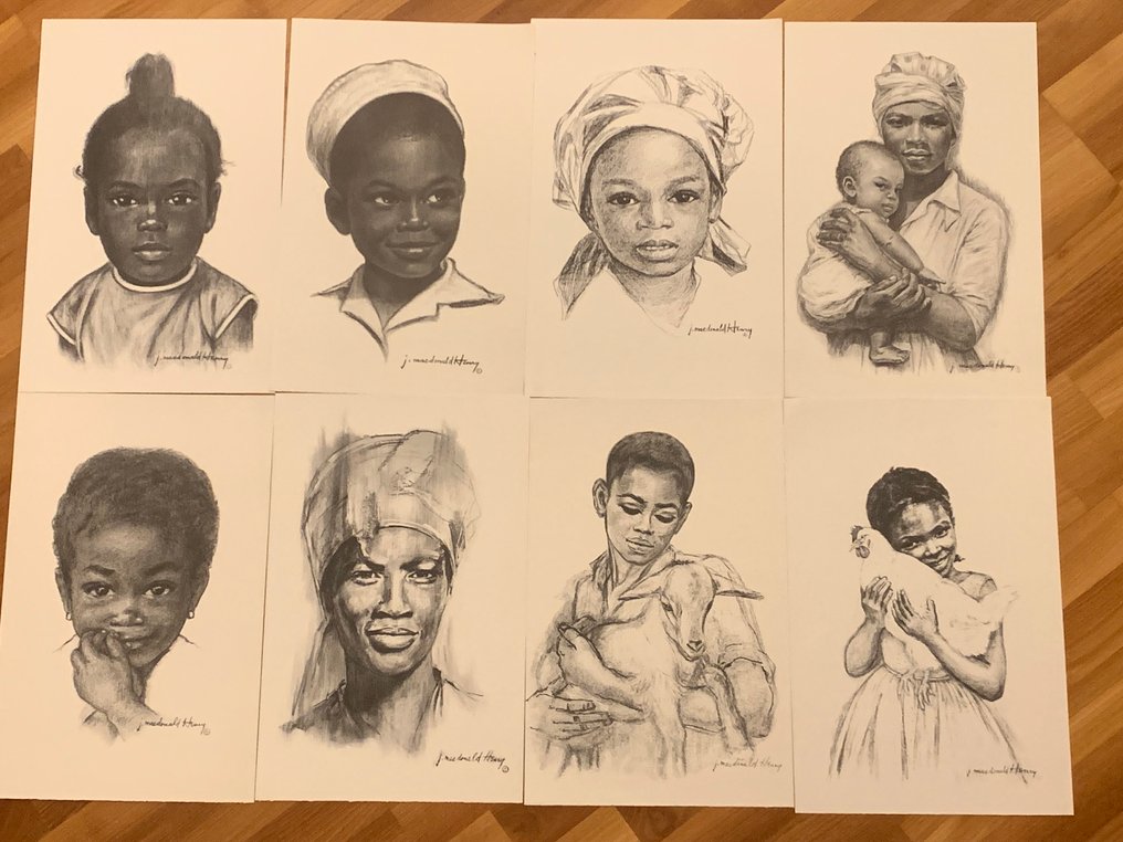 J. MacDonald Henry - Ohne Titel, 8er Set #1.0