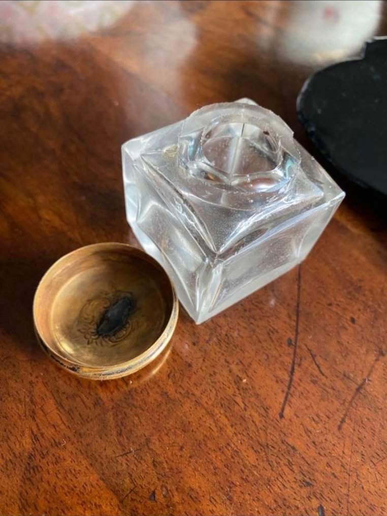 Skrivbordsstativ - Papier-maché, pärlemor - Bärbar skrivlåda #3.2