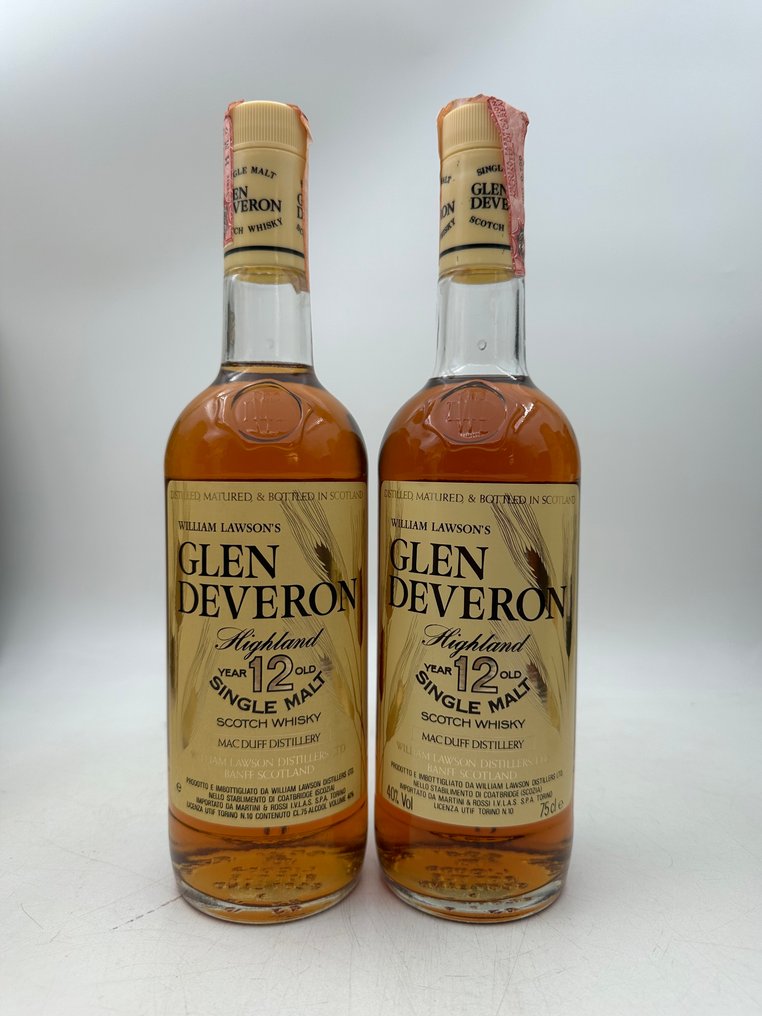Glen Deveron 12 years old  - b. 1980s - 75cl - 2 bottles #3.2