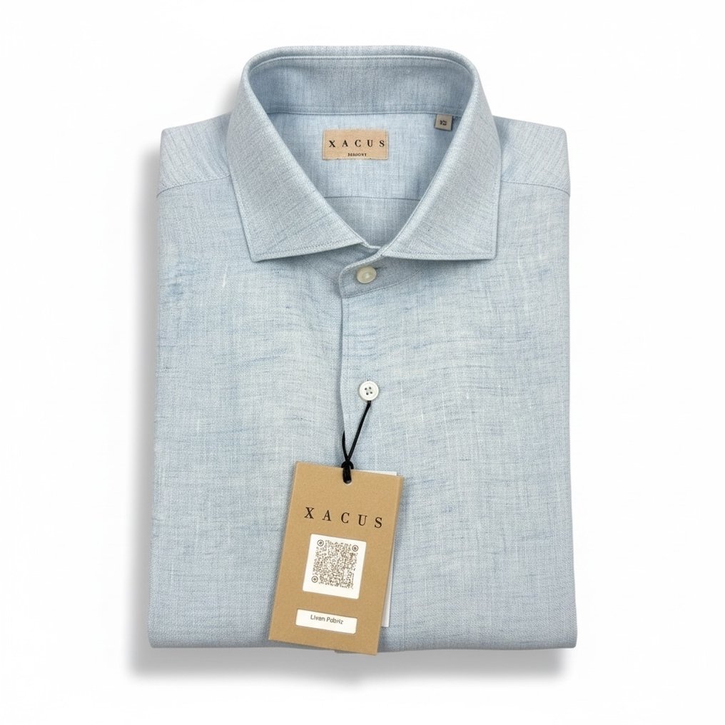Xacus-Size 39-Pure Linen-€269 - Cămașă - Nou cu etichete #1.0