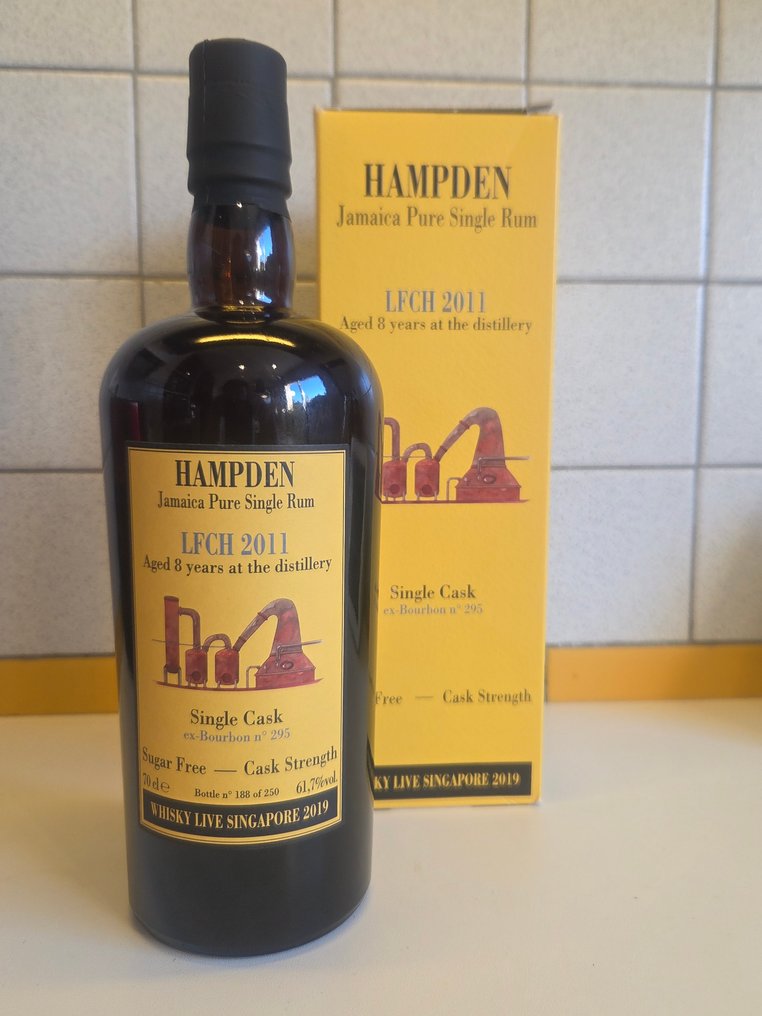Hampden 2011 Velier - LFCH Whisky Live Singapore - Cask 295 - Habitation - b. 2019 - 70cl #1.0