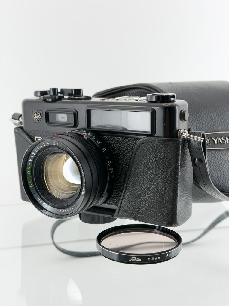 Yashica Electro 35 GTN black with Color Yashinon DX 1,7/45mm | Rangefinder søgerkamera  (Ingen mindstepris) #1.0