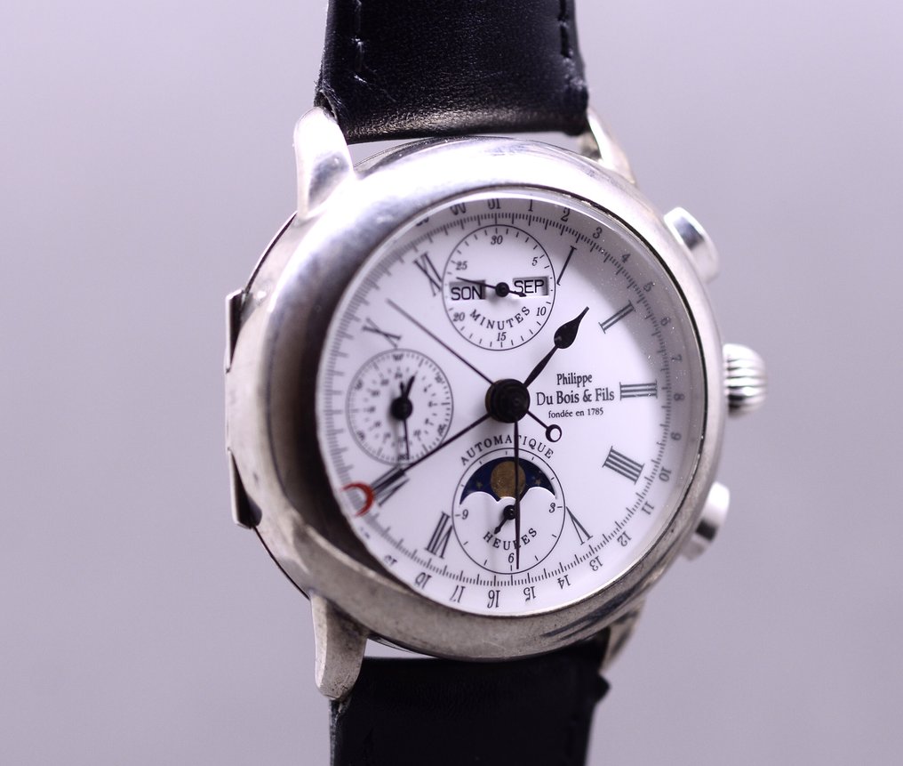 Philippe Du Bois & Fils - Triple Calendar Moonphase Chronograph - Uomo - 1994 #1.0