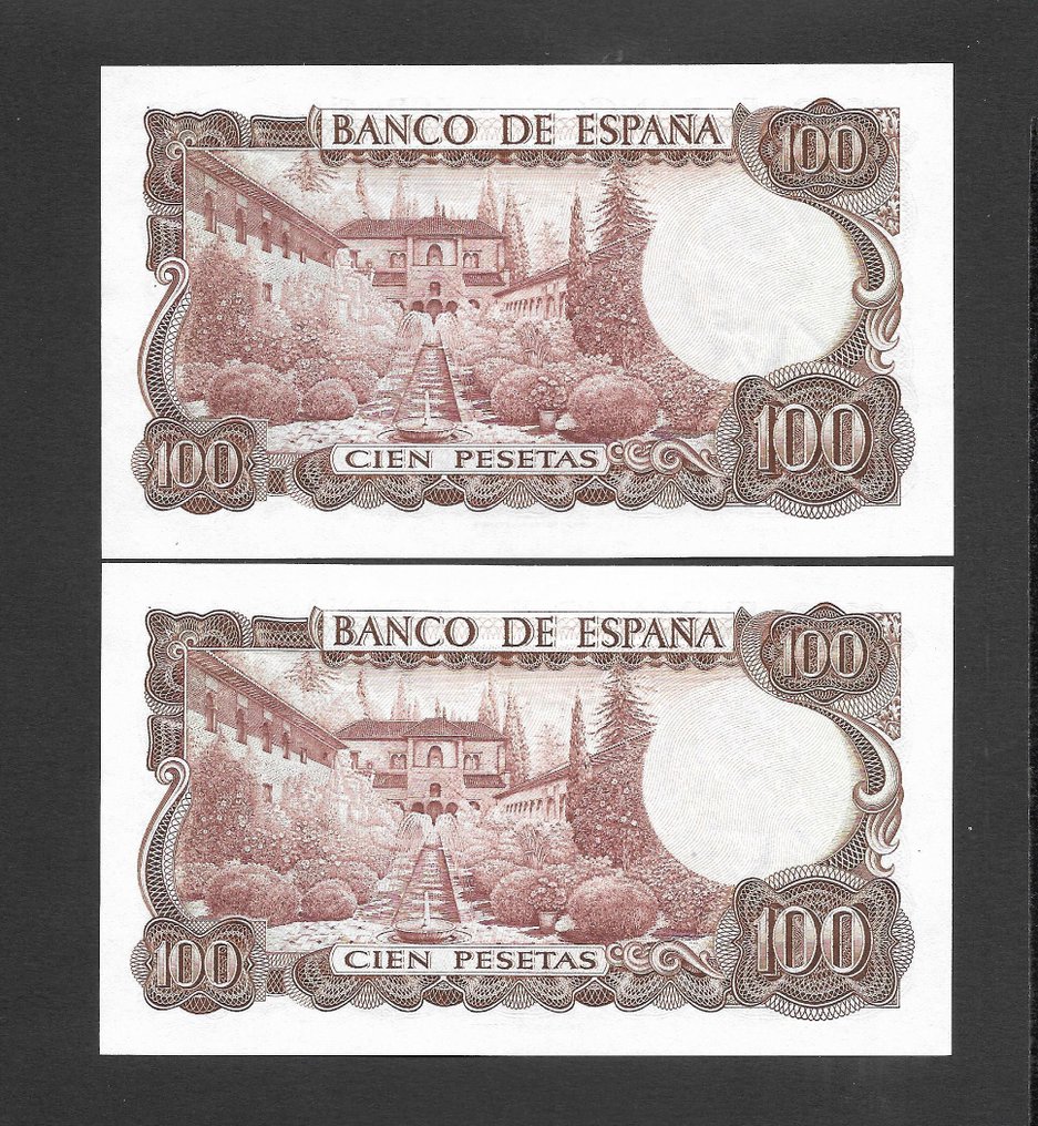 Spanyolország. - 4 Banknotes - various dates  (Nincs minimálár) #2.1