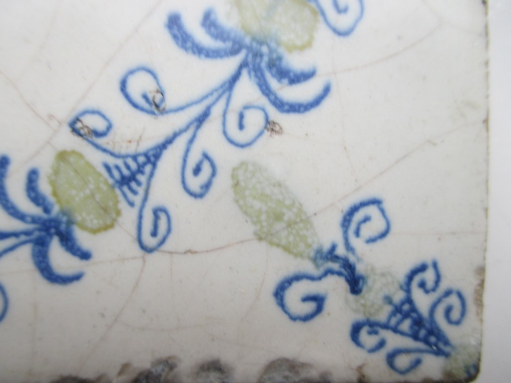  Πλακάκι - Άνθρωπος με δρεπάνι - 1650-1700  #3.2