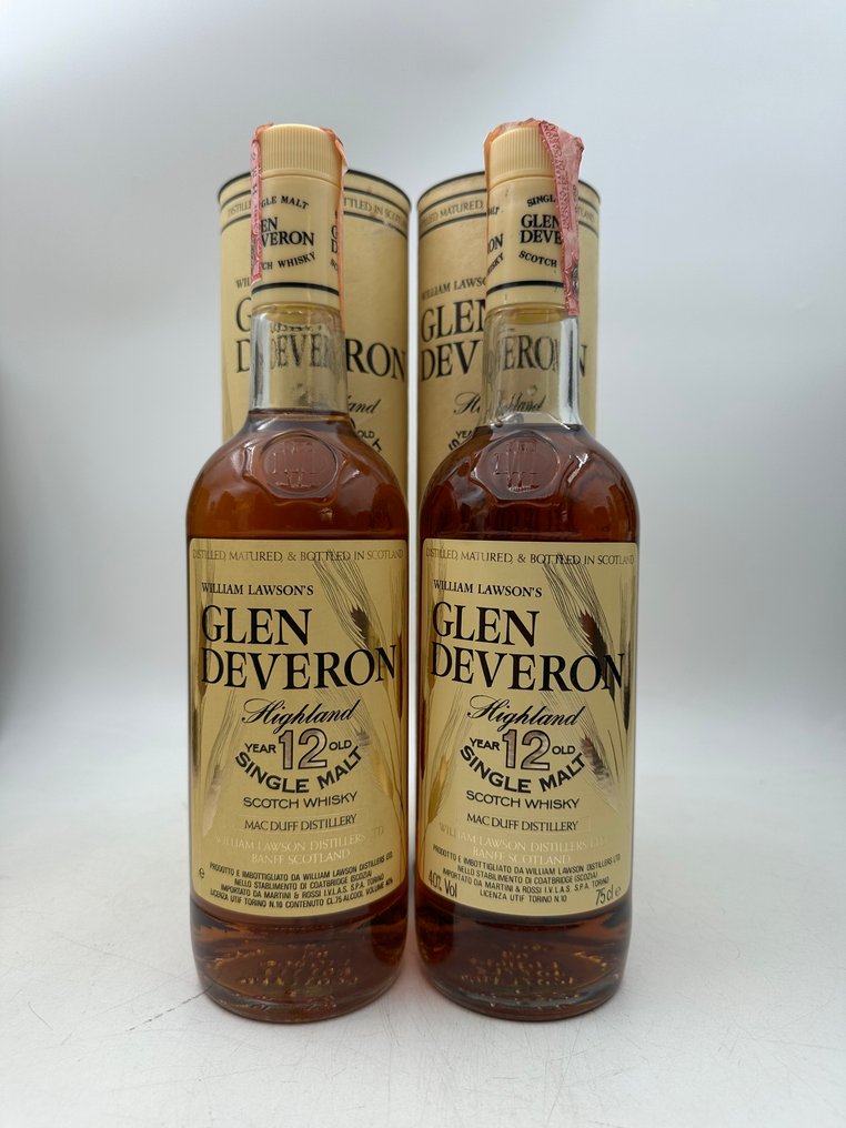 Glen Deveron 12 years old  - b. 1980s - 75cl - 2 bottles #1.0