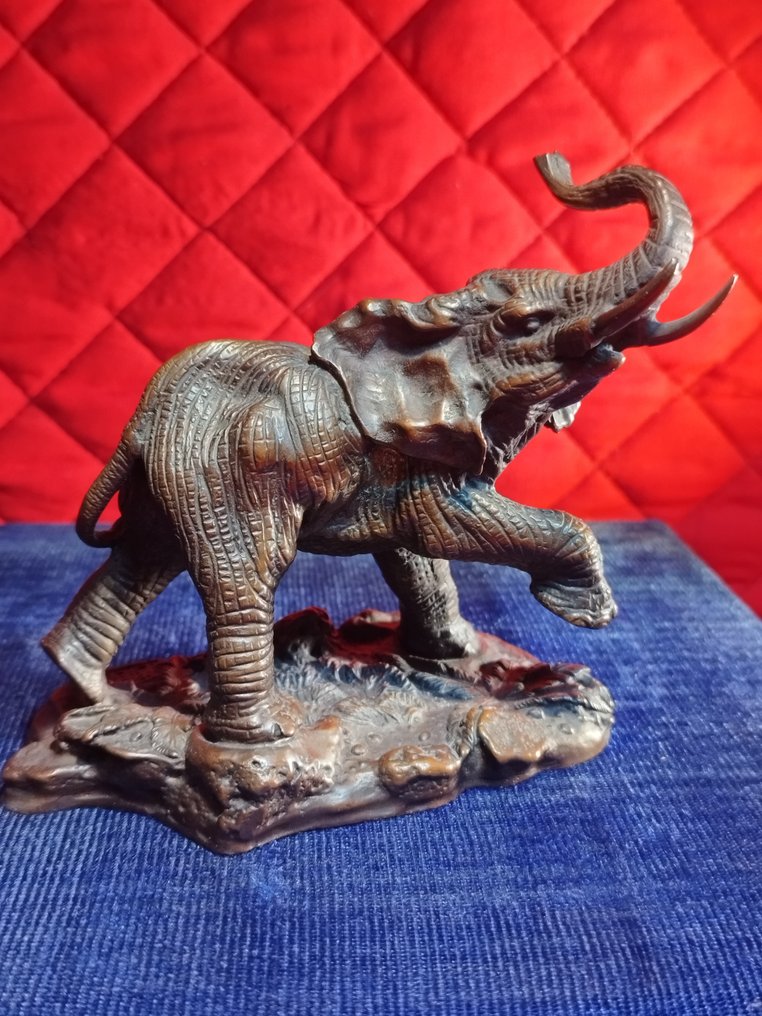 Franklin Mint - Figur - African Elephant - Brons #1.0