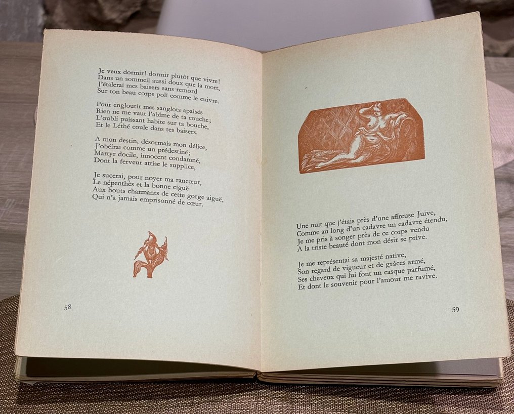 Charles Baudelaire / vignettes de Galanis - Les Fleurs du Mal - 1942 #2.1