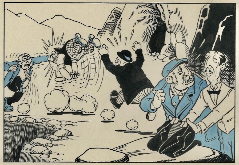 Studio AVAN (Van Delden, Loek) - 2 σχεδιασμοί - Smidje Verholen - (jaren 1940) #1.0