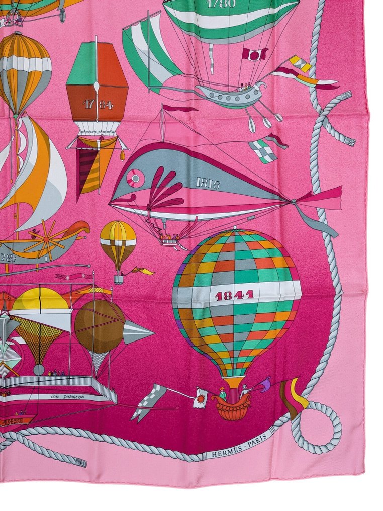 Hermès - "Les Folies du Ciel” SCARF 90 CM SILK - Κασκόλ #4.3
