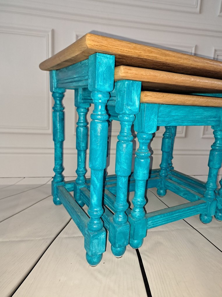 Atelier Lamote - K. Lamote - Mesas encaixáveis (3) - Carvalho #4.3