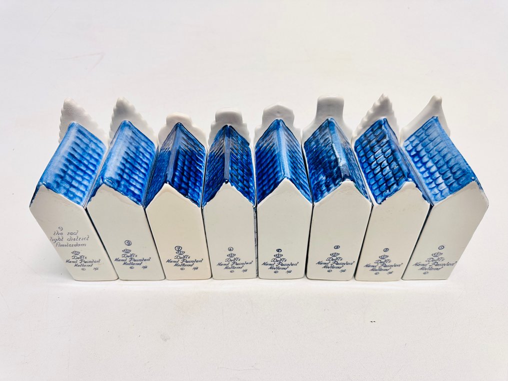 裝飾飾物 (8) - Delft - Delft Blue 运河房屋,阿姆斯特丹系列 - 荷蘭 #4.3