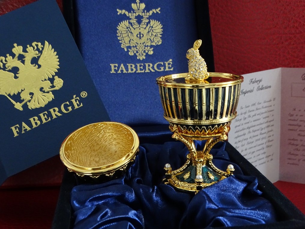 Φιγούρα - House of Fabergé - "Imperial Rabbit Egg" - Σμάλτο #1.0
