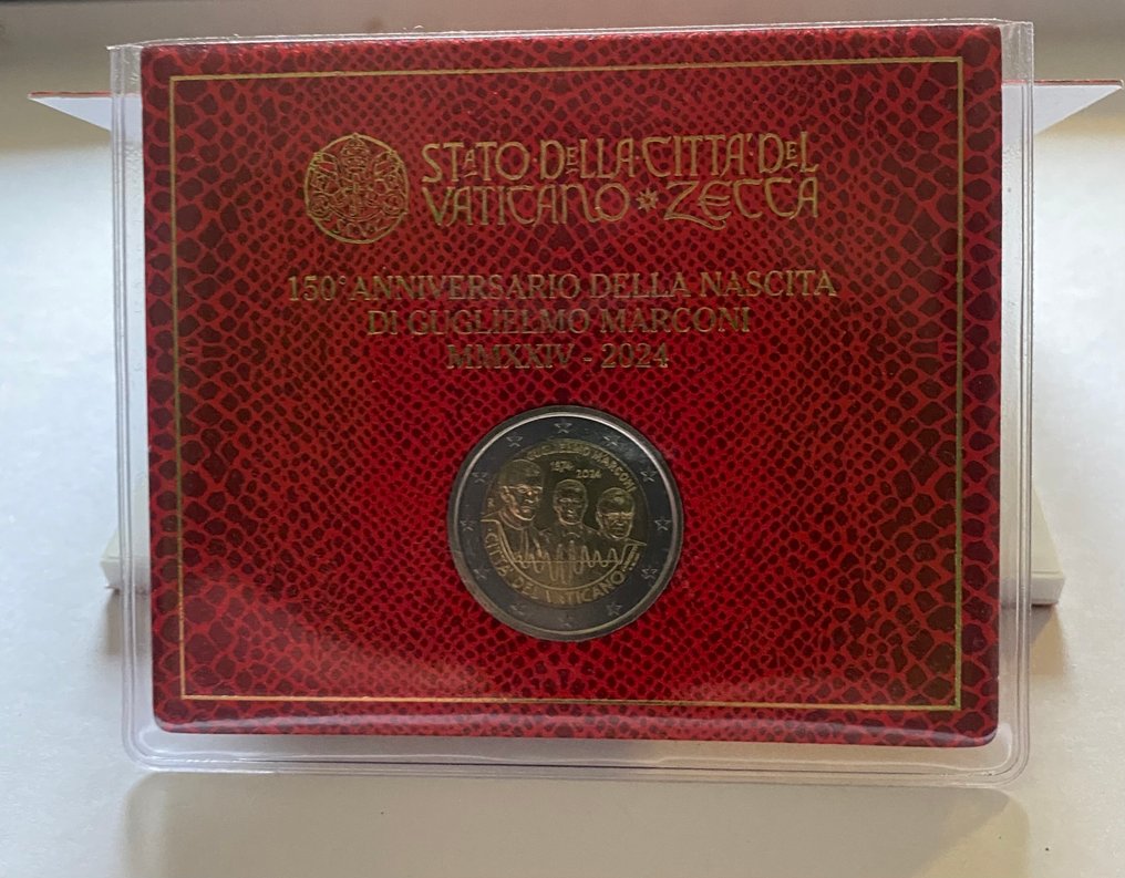 Βατικάνο. 2 Euro 2024 "Guglielmo Marconi"  (χωρίς τιμή ασφαλείας) #1.0