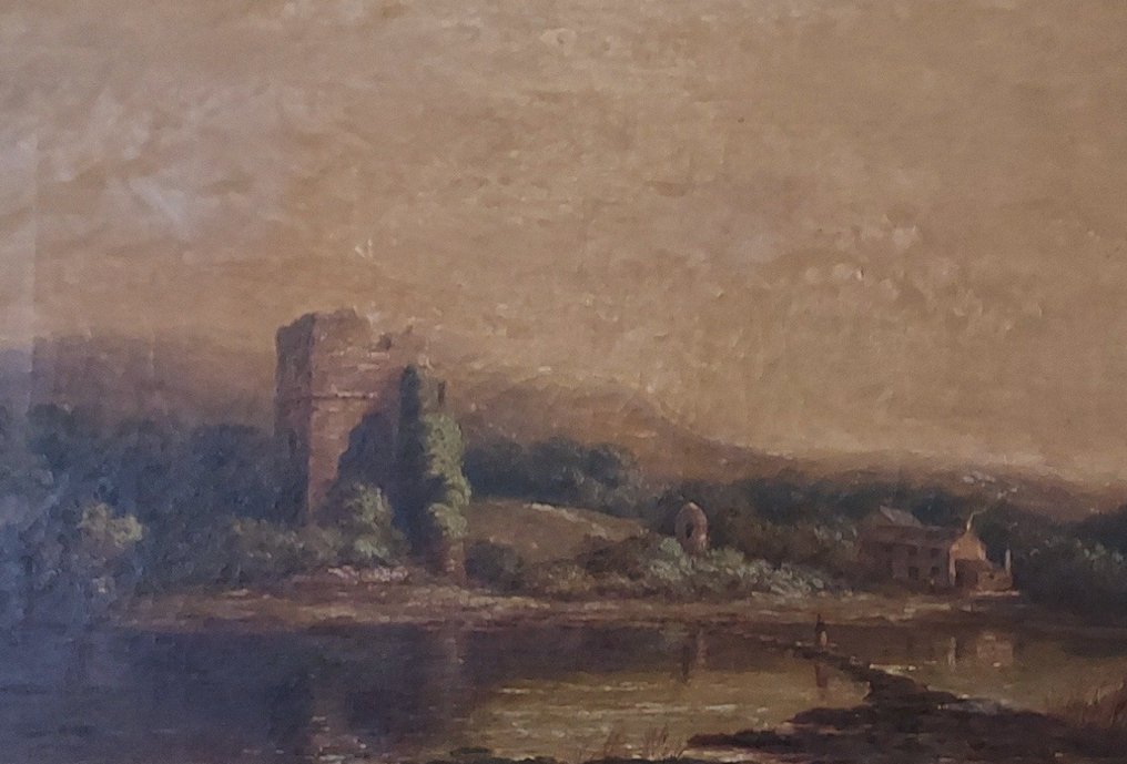 Escuela inglesa (XIX-XX) - Vista del castillo #1.0