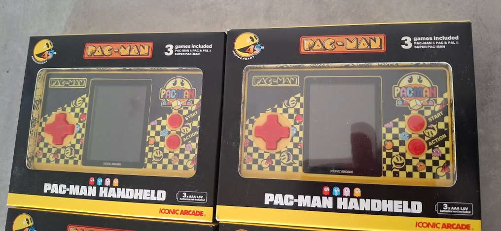 Bandai - Iconic Arcade - Pac-Man (lot of 4) - Φορητή κονσόλα παιχνιδιών - Στην αρχική του συσκευασία #2.1