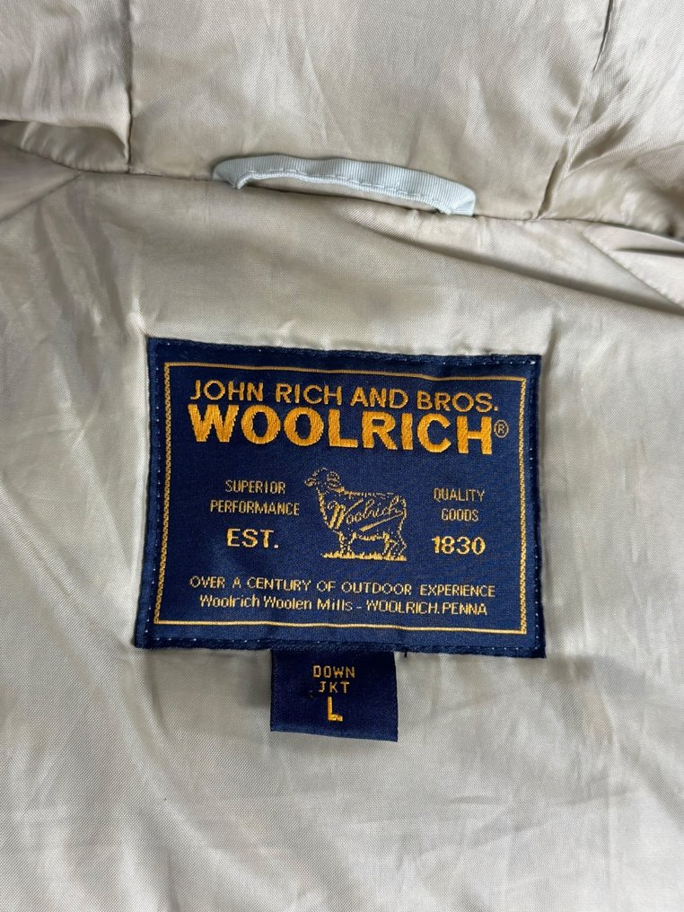 WOOLRICH Exclusive Real Down Coat Jacket Winter Collection Tg. L - NO RP - Slim Fit - Παλτό #1.0