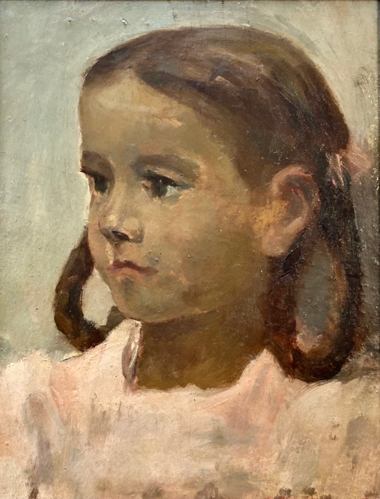 Bruno Degli Innocenti (1905-1967) - Ritratto di fanciulla #1.0