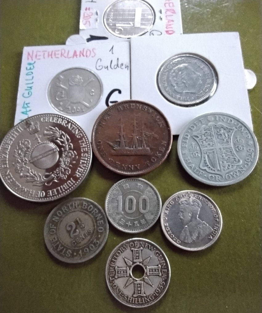 世界. 維多利亞. Lot of 10 coins  (沒有保留價) #2.1