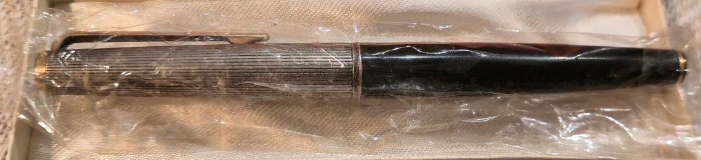 Montblanc - 1266 sterling silver chased - Ingen mindstepris - Fyldepen #3.2