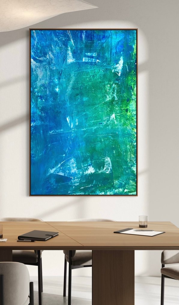 Alberto Stocco - Abstract -Laguna verde #4.3