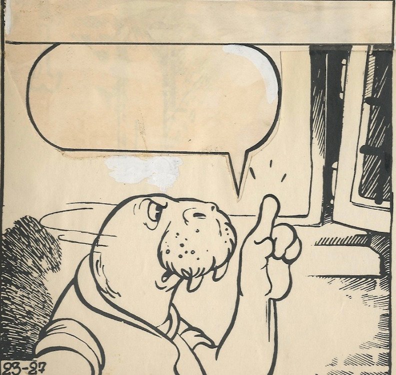 Marten Toonder Studio's - 1 Original stripe - Panda - Panda and the treasure island - 1952 #1.0