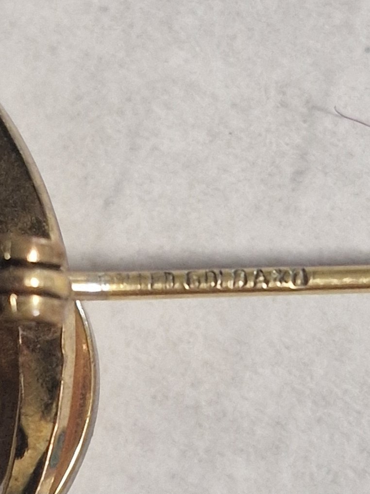 χωρίς τιμή ασφαλείας - Καρφίτσα - 10 kt. Κίτρινο χρυσό, Gold-plated #4.3