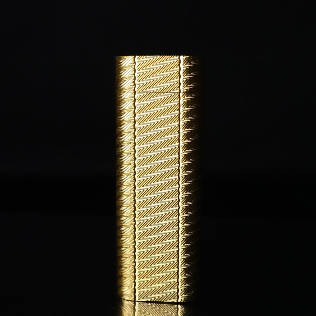 Cartier - Spirale Pattern Vintage Gas Lighter - 没有保留价 - 打火机 - 镀金 #1.0