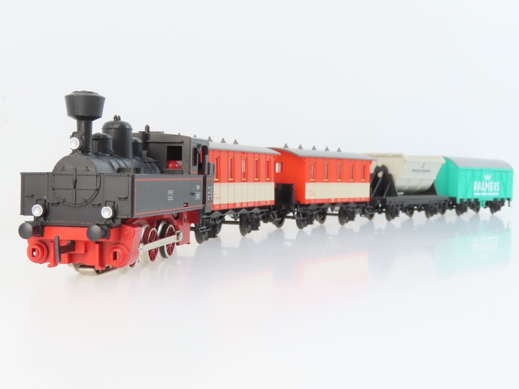 Märklin H0轨 - 28723 - 火车组 (1) - 五件套蒸汽机车及四节车厢“奥地利列车套装” - ÖBB #1.0