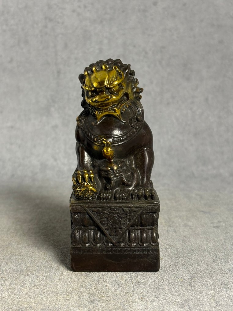 Colocar perros foo - Bronce - China - Finales del siglo XX #1.0