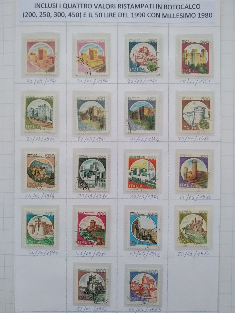 Italia - Castles of Italy and High Values #1.0