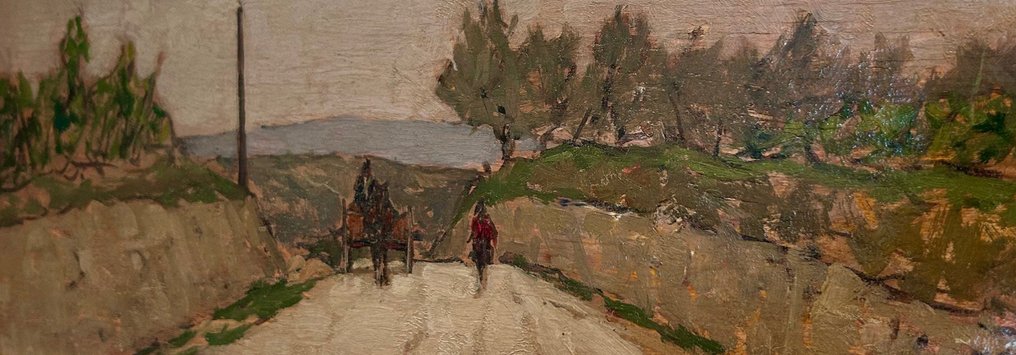 Giovanni Lomi (1889-1969) - Strada di campagna (Casciana) #1.0