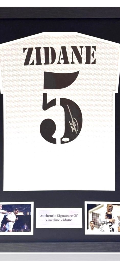 Real Madrid - Signed by Zinedine Zidane - Maillot de football #1.0