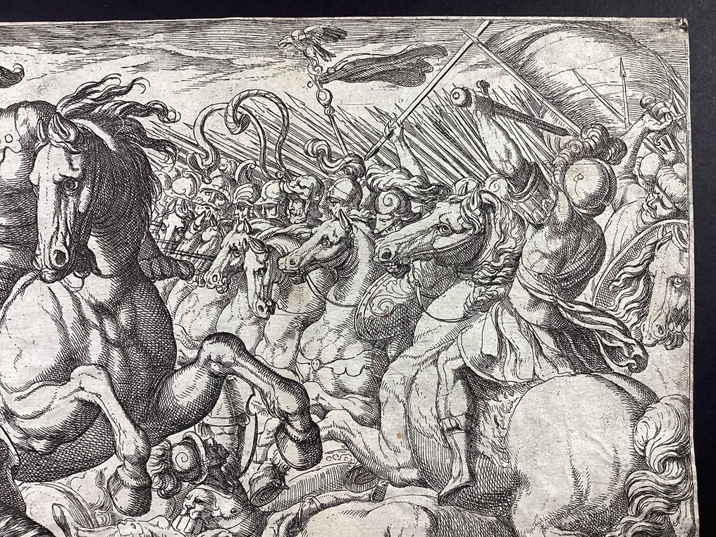 Antonio Tempesta (1555-1630) - Alessandro Magno combatte contro Dario #3.2