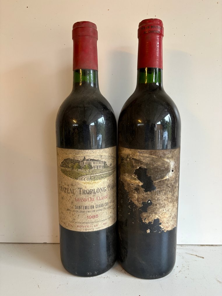 1985 Château Troplong Mondot - 波尔多, 圣埃米利永 Grand Cru Classé - 2 Bottles (0.75L) #1.0