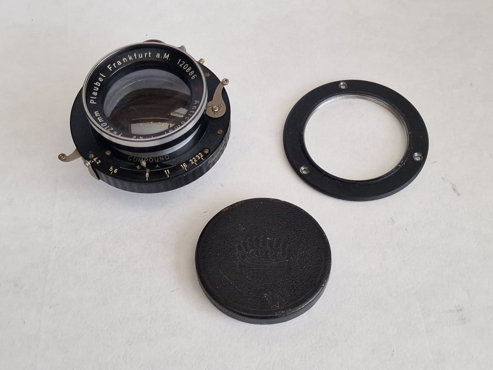 Plaubel Anticomar 4.2 f=210mm in Compound shutter 快门 #1.0
