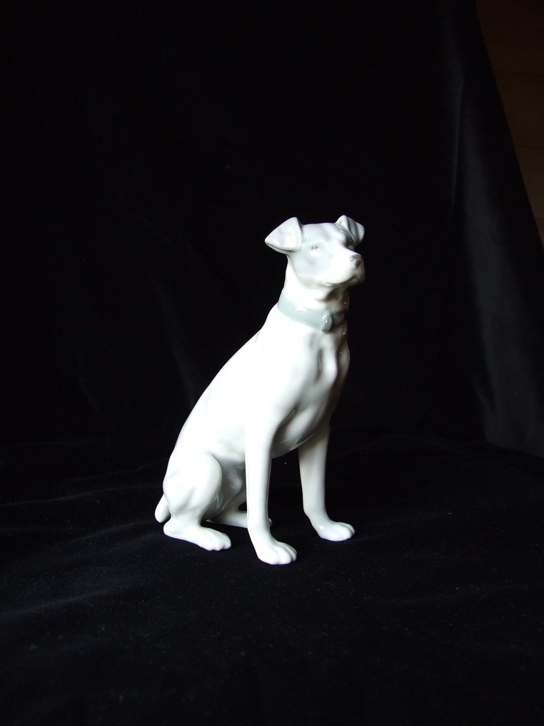 Fritz Pfeffer Gotha - Γλυπτό, sitting dog - 14 cm - Κεραμικό #1.0