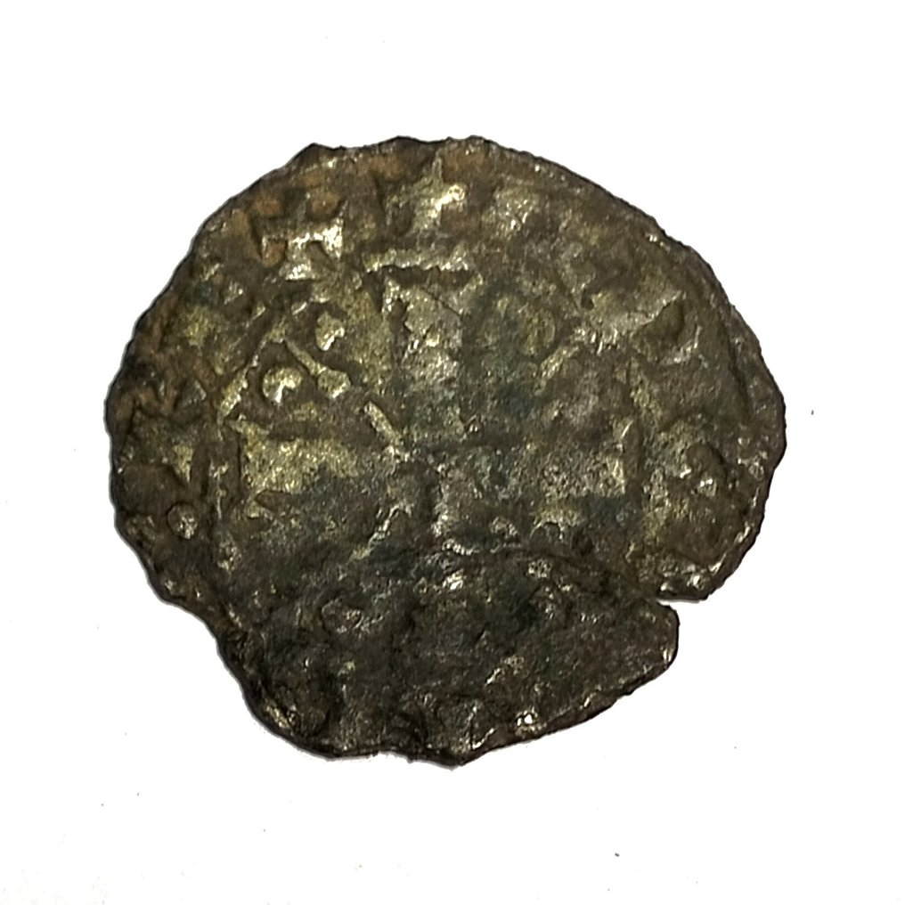 . Πορτογαλία D. João I (1385-1433). 1/4 de Real Cruzado - Inédito ND - Medieval #1.0