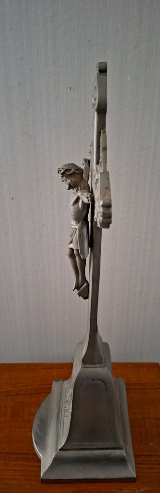  Croix - Régule - début du XXe siècle - Crucifix - 42 cm  #4.3