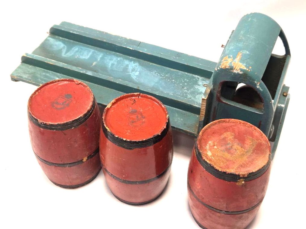 ARCHER Alicante  - Speelgoed vrachtwagen Wooden Truck With Metal Wheels XL 42cm - 1940-1950 - Spanje #3.2
