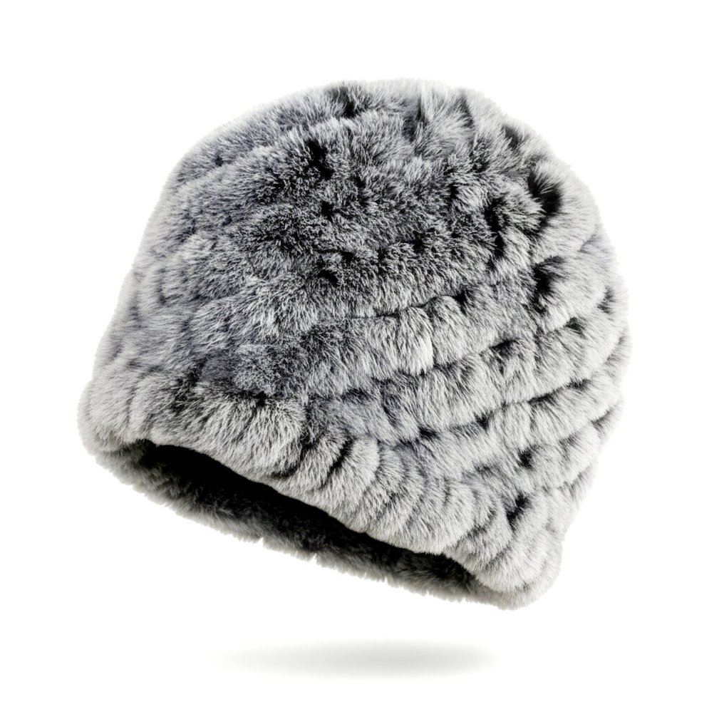 Artisan Furrier - Beanie (1) - Chinchilla Rex #4.3