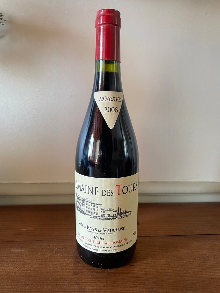 2006 E. Reynaud, Domaine des Tours Merlot, 2006 - Vaucluse #1.0